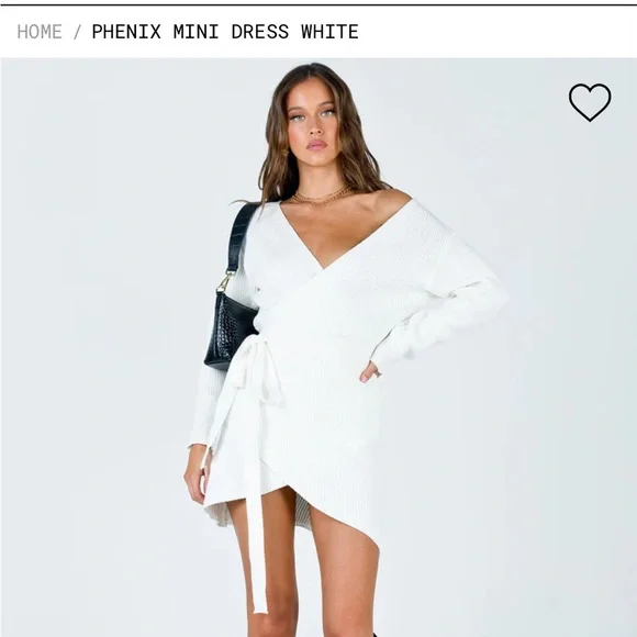 princess polly white wrap dress Visions of Love Wrap Mini Dress | White | Womens